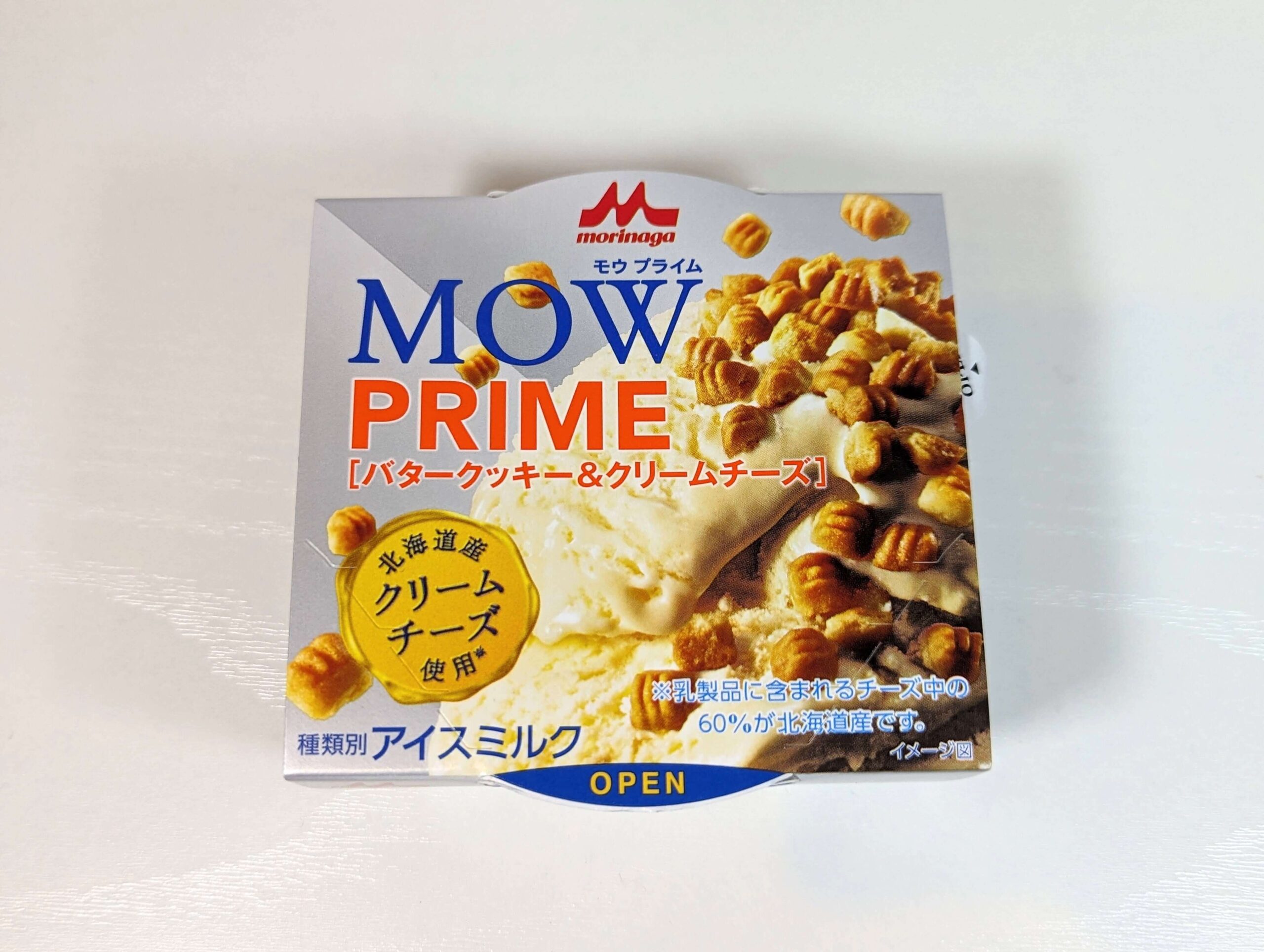 森永乳業「MOW PRIME（モウ プライム）バタークッキー＆クリームチーズ」2024年1月25日 193円 (20)