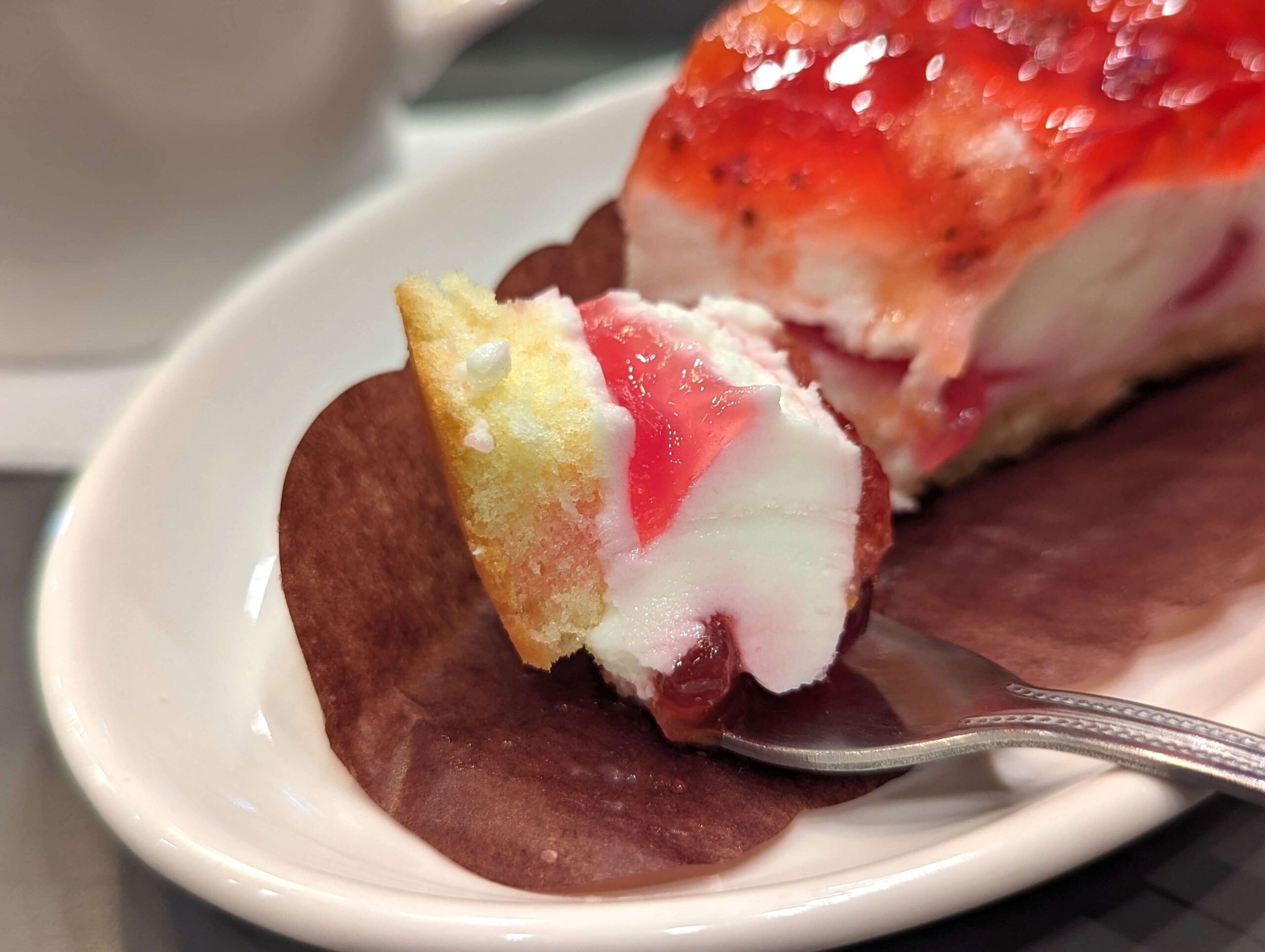 「プロント」苺のレアチーズケーキ (12)